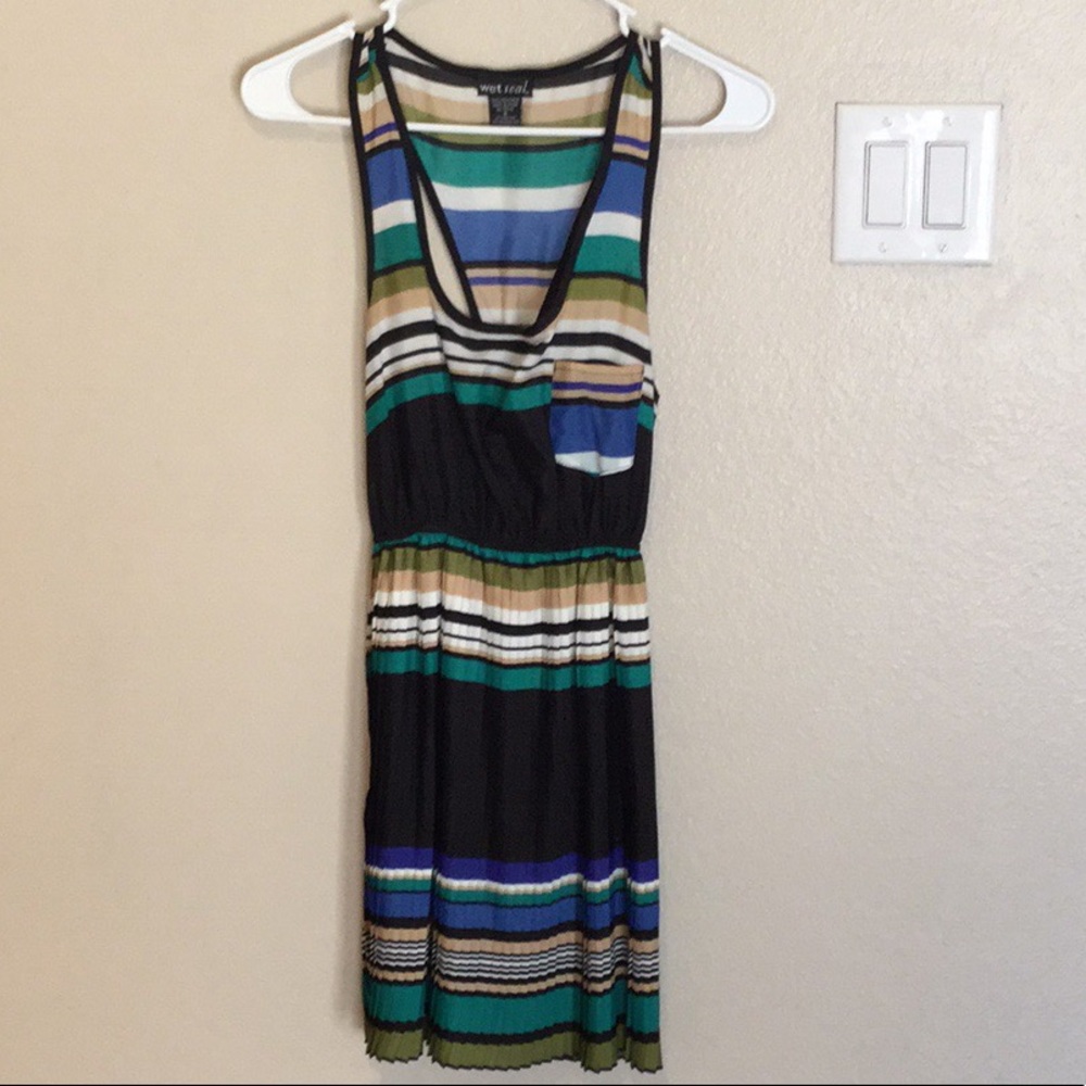 Multi-color stripes Dress